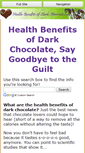 Mobile Screenshot of health-benefits-of-dark-chocolate.com